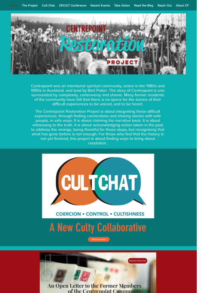 Centrepoint Restoration Project website