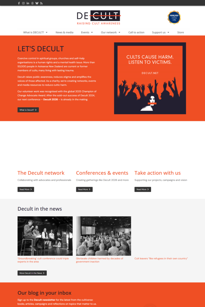 Decult website